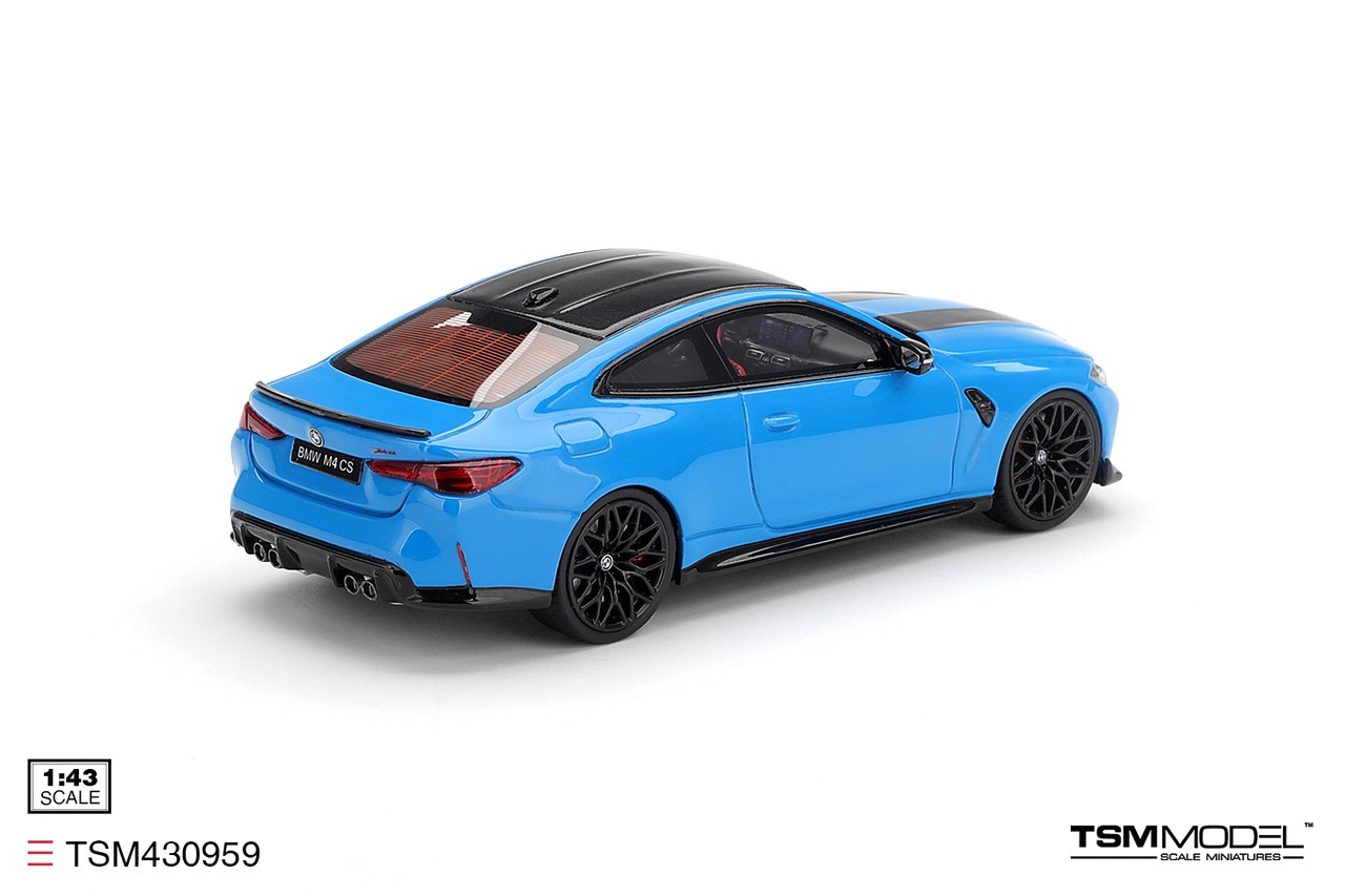 BMW M4 CS 2025 riviera blue 1:43 TSM Model