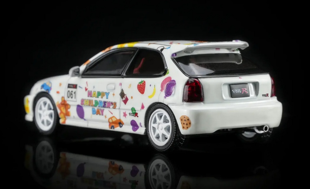 Honda Civic EK9 Type-R #061 *Happy Children's Day* 1999 1:64 Motorhelix