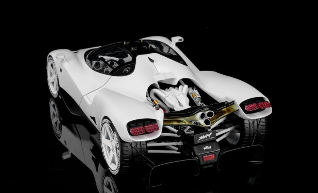 Nilu 27 V12 6.5L 1070hp 2024 white 1:18 Motorhelix