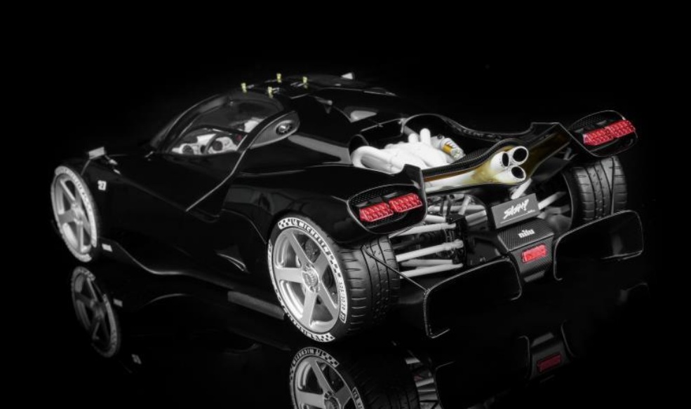Nilu 27 V12 6.5L 1070hp 2024 black 1:18 Motorhelix