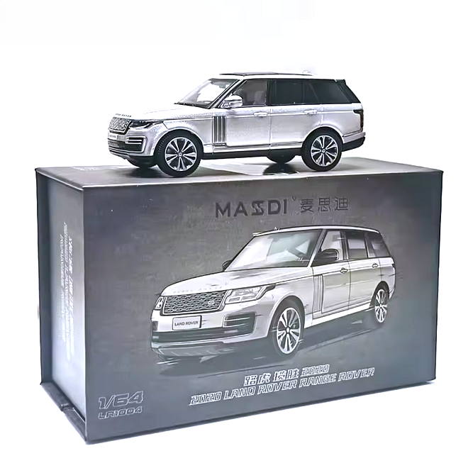 Land Rover Range Rover 2020 silver 1:64 Massdi