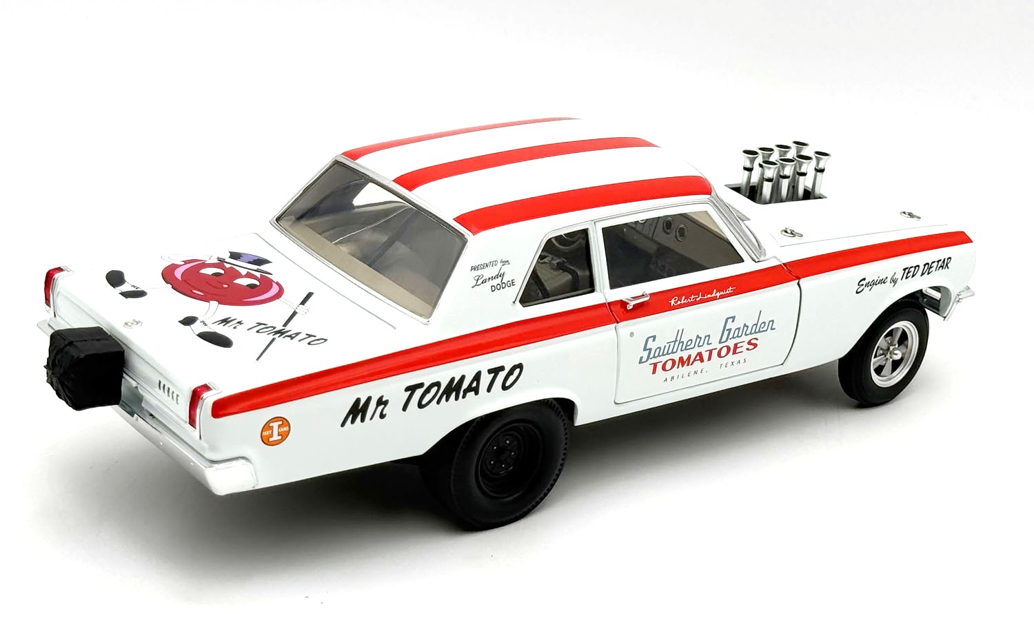 Dodge Coronet AWB *Mr.Tomato* 1965 white/red 1:18 Acme Diecast