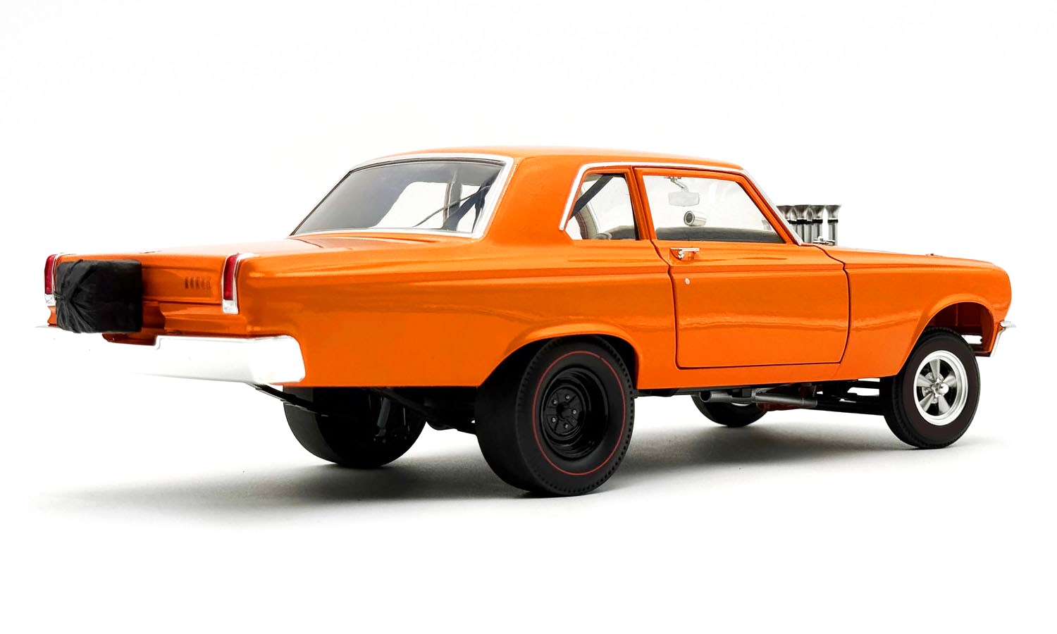 Dodge Coronet AWB *Go Man Go * 1965 orange 1:18 Acme Diecast