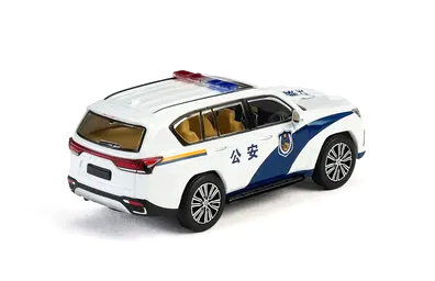 Lexus LS LX600 2022 *Police* white/blue 1:64 Massdi
