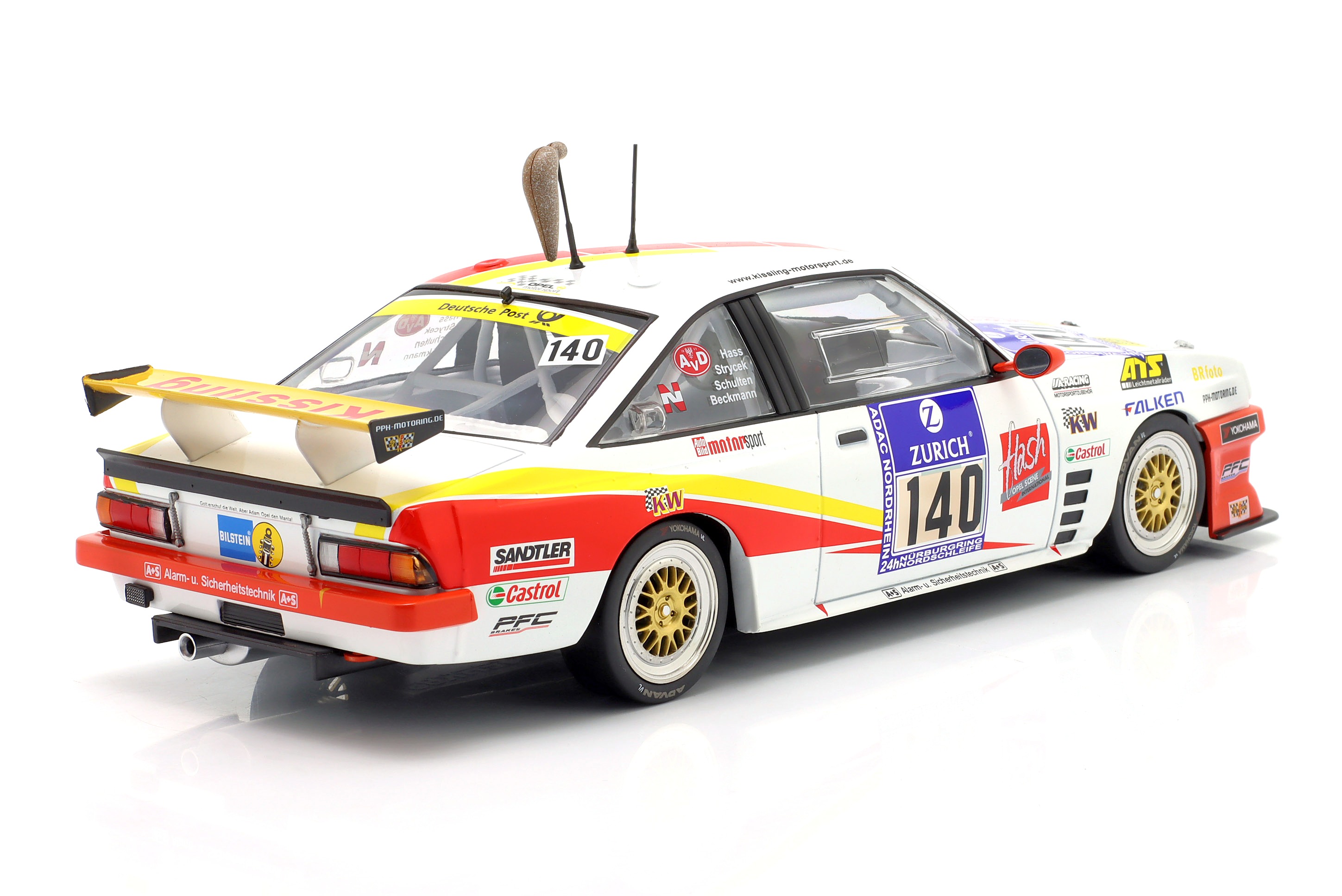 Opel Manta B Kissling Motorsport #140 Strycek/Beckmann/Hass/Schulten 24H Nürburgring 2013 1:18 Werk83