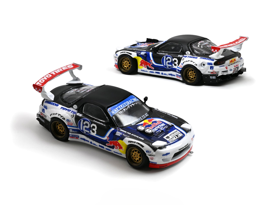 Mazda RX-7 MADBUL (Gen8) #123 Mad Mike 1:64 Inno Models