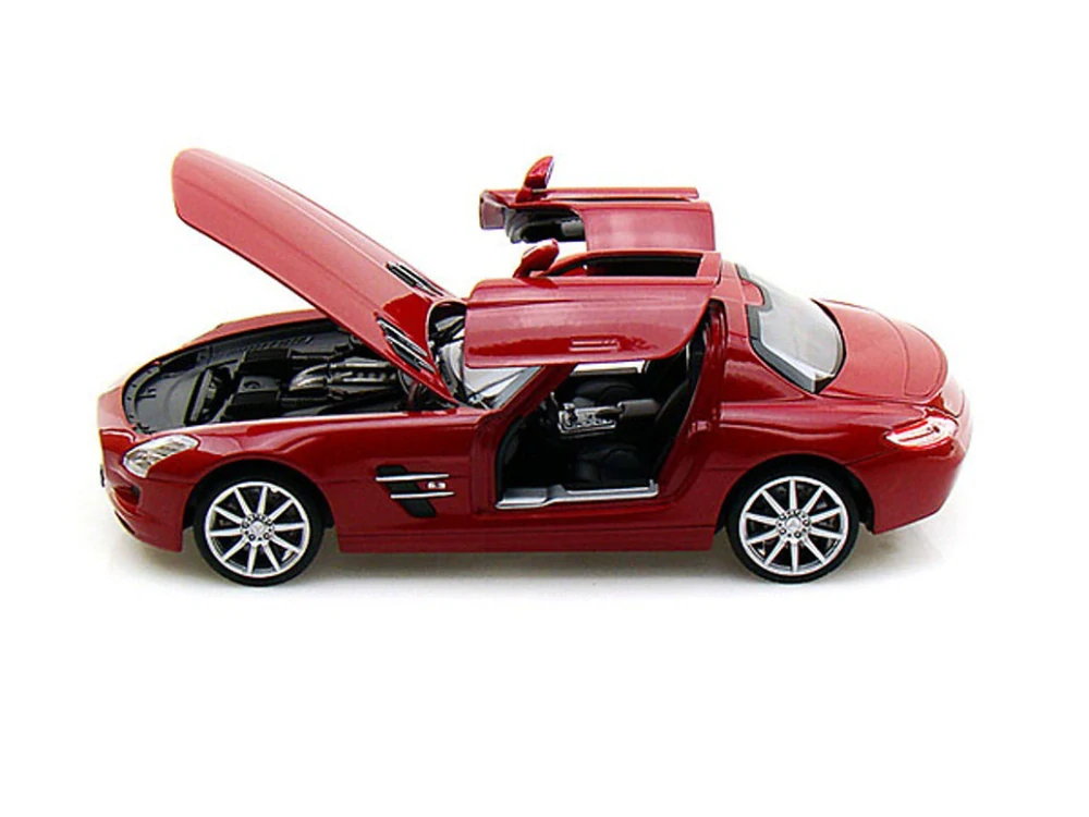 Mercedes-Benz SLS AMG 2010 red 1:24 Welly