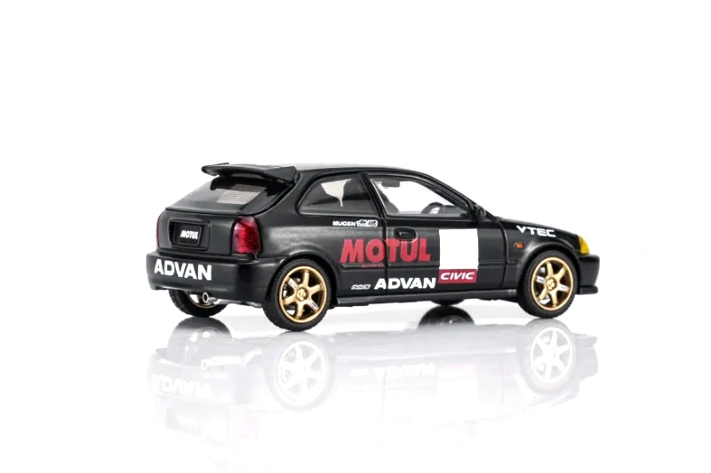 Honda Civic TYPE R (EK9) No Good Racing Motul black 1:64 Motorhelix