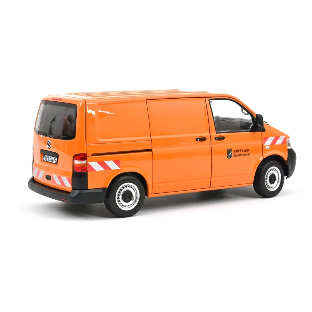 Volkswagen Transporter Communal Vehicle Stadt Würselen orange 1:18 Norev