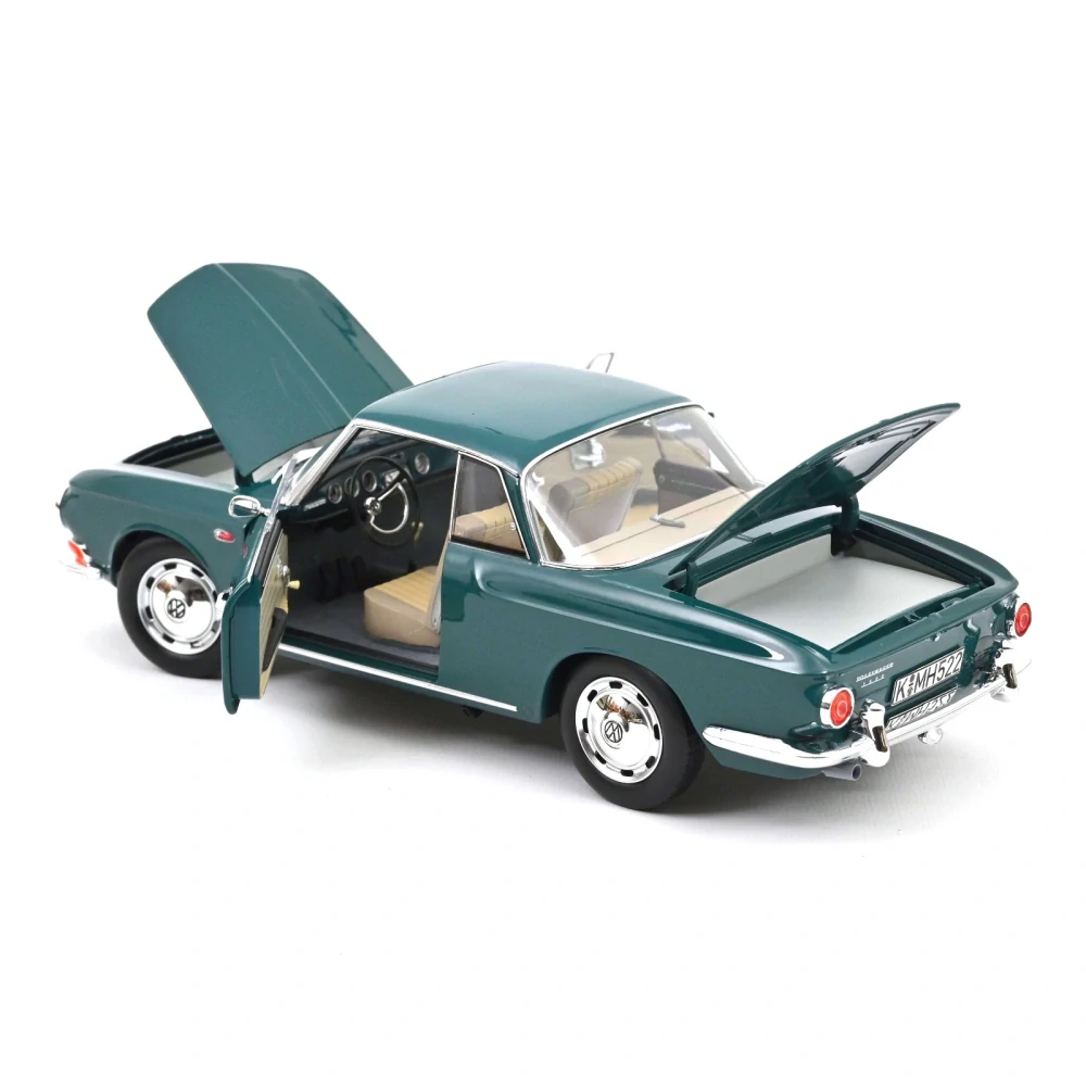 Volkswagen Karmann Ghia 1500 1963 green 1:18 Norev