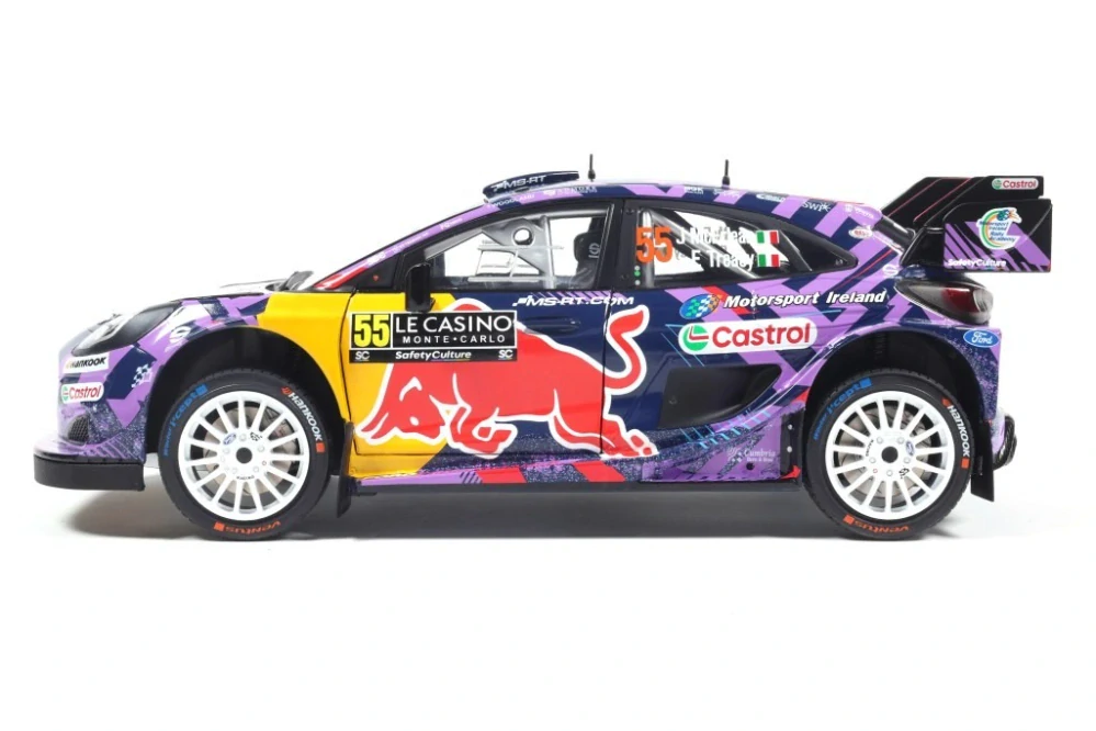 Ford Puma Rally1 Hybrid #55 McErlean/Treacy Rallye Monte Carlo 2025 1:18 Solido