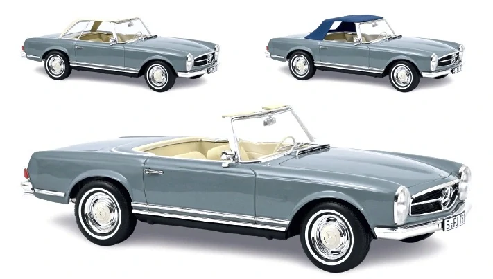 Mercedes-Benz 230 SL 1963 horizon blue 1:12 Norev