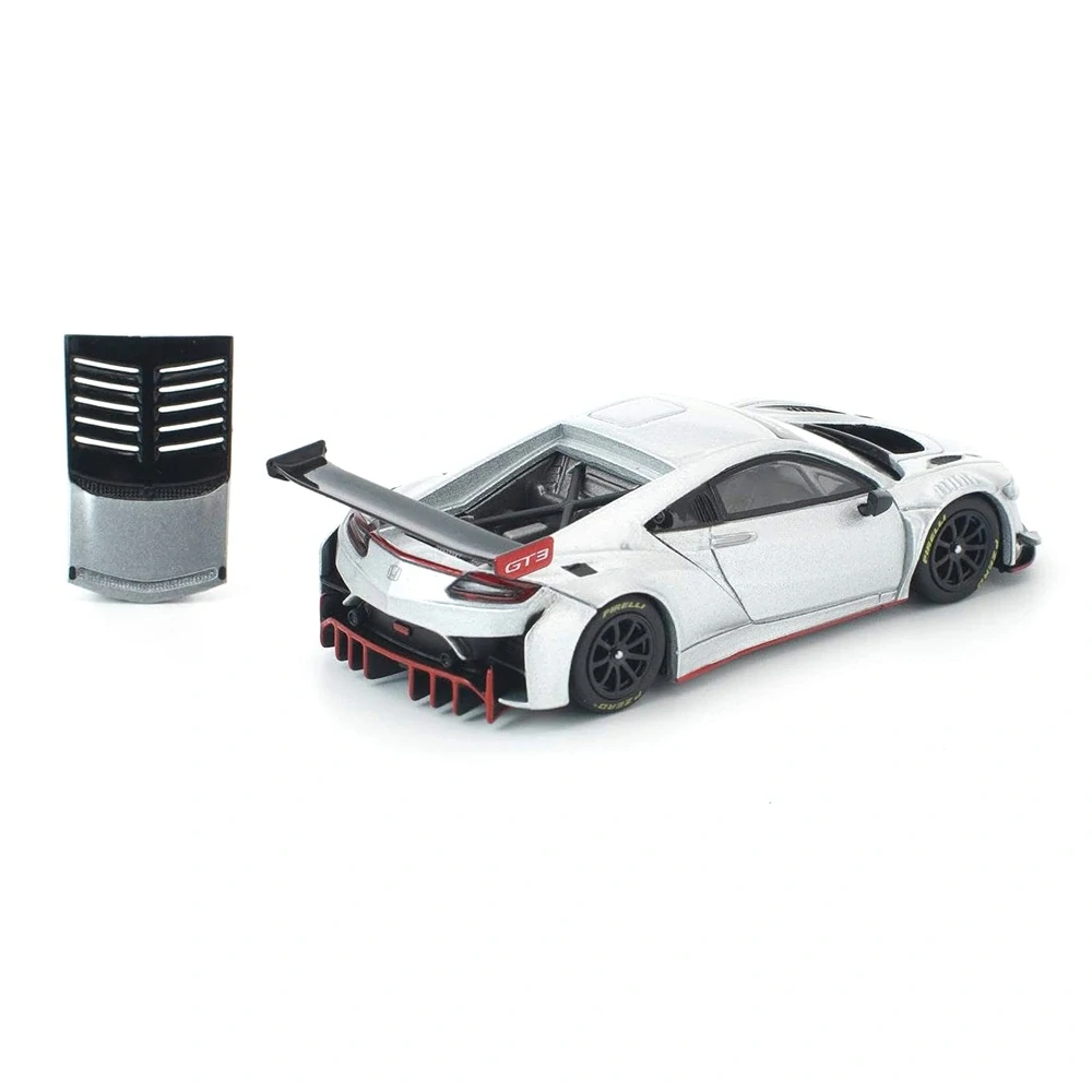 Honda NSX GT3 EVO22 silver 1:64 Pop Race Limited