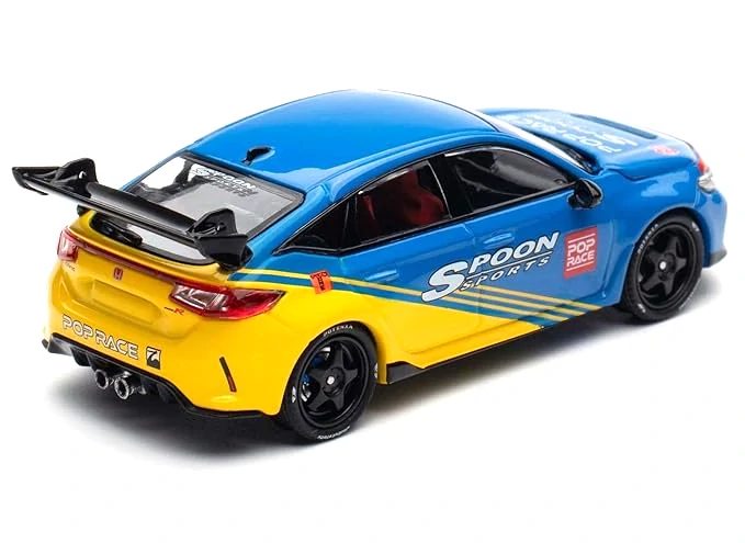 Honda Civic Type-R FL5 *Spoon* yellow/blue 1:64 Pop Race Limited