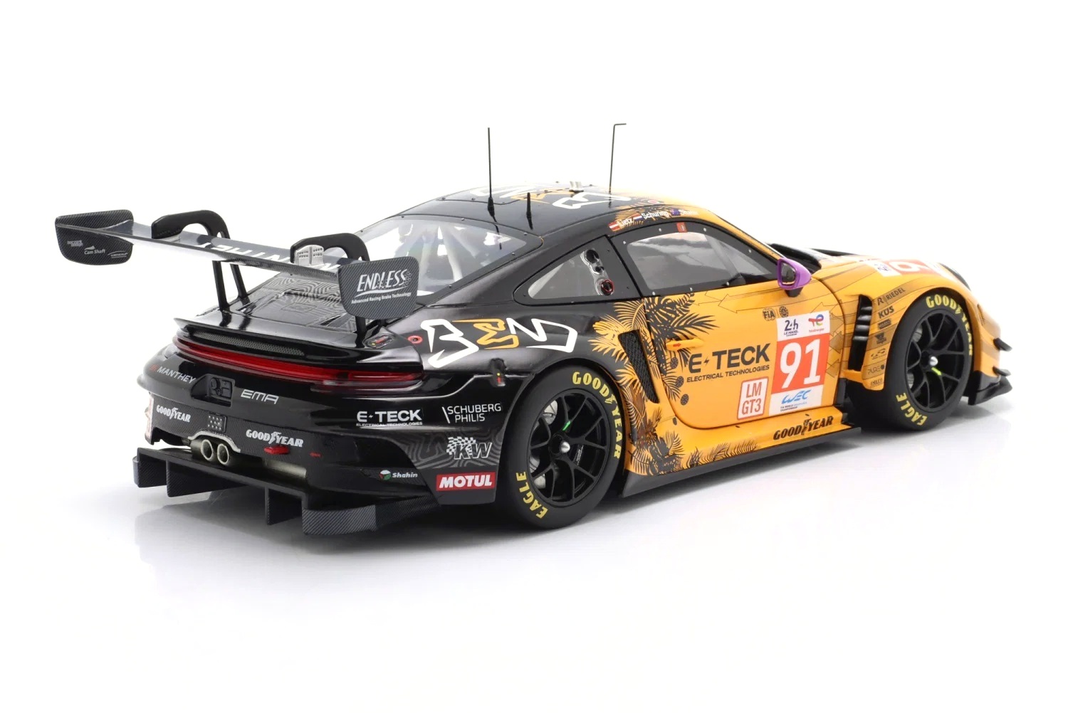 Porsche 911 GT3 R Manthey EMA #91 Lietz/Schuring/Shahin Sieger LMGTE 24H Le Mans 2024 1:18 Minichamps