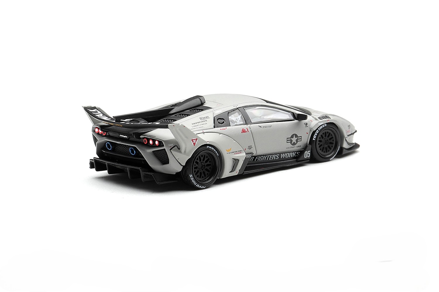 Lamborghini Murcielago GT EVO LB-Silhouette Works 2025 grey 1:64 Mini GT