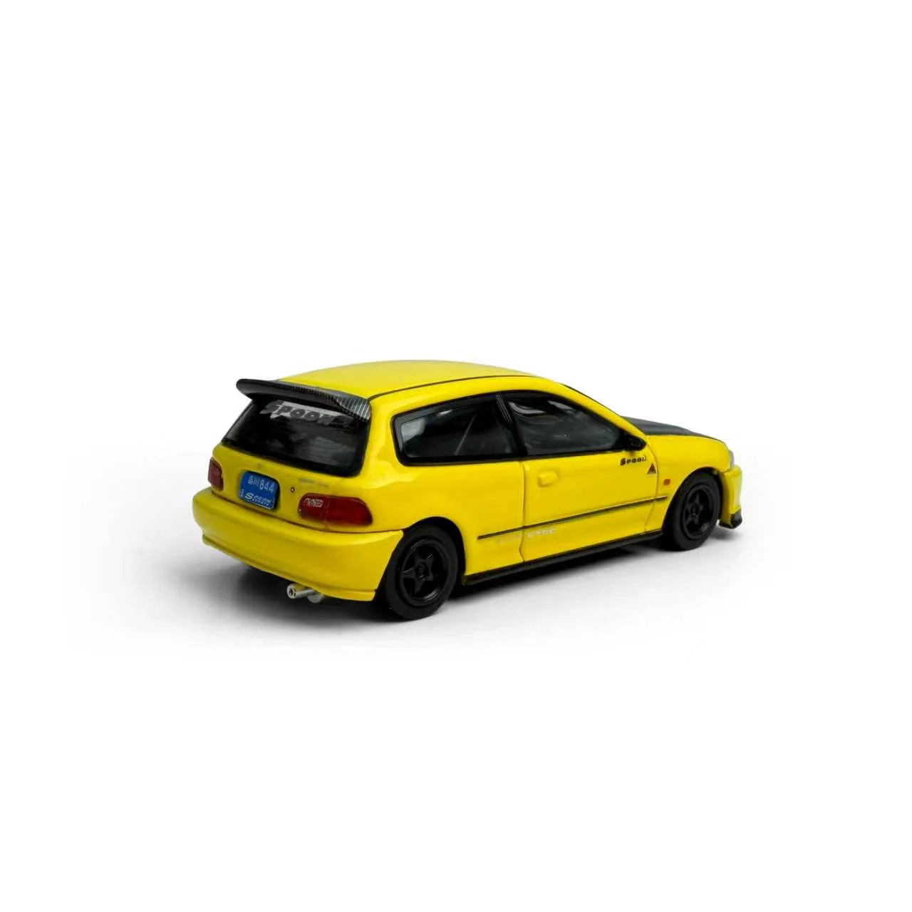 Honda Civic EG6 *Spoon* yellow/black 1:64 ModelModel