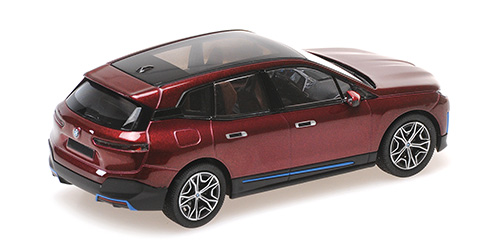 BMW IX 2023 red metallic 1:43 Minichamps