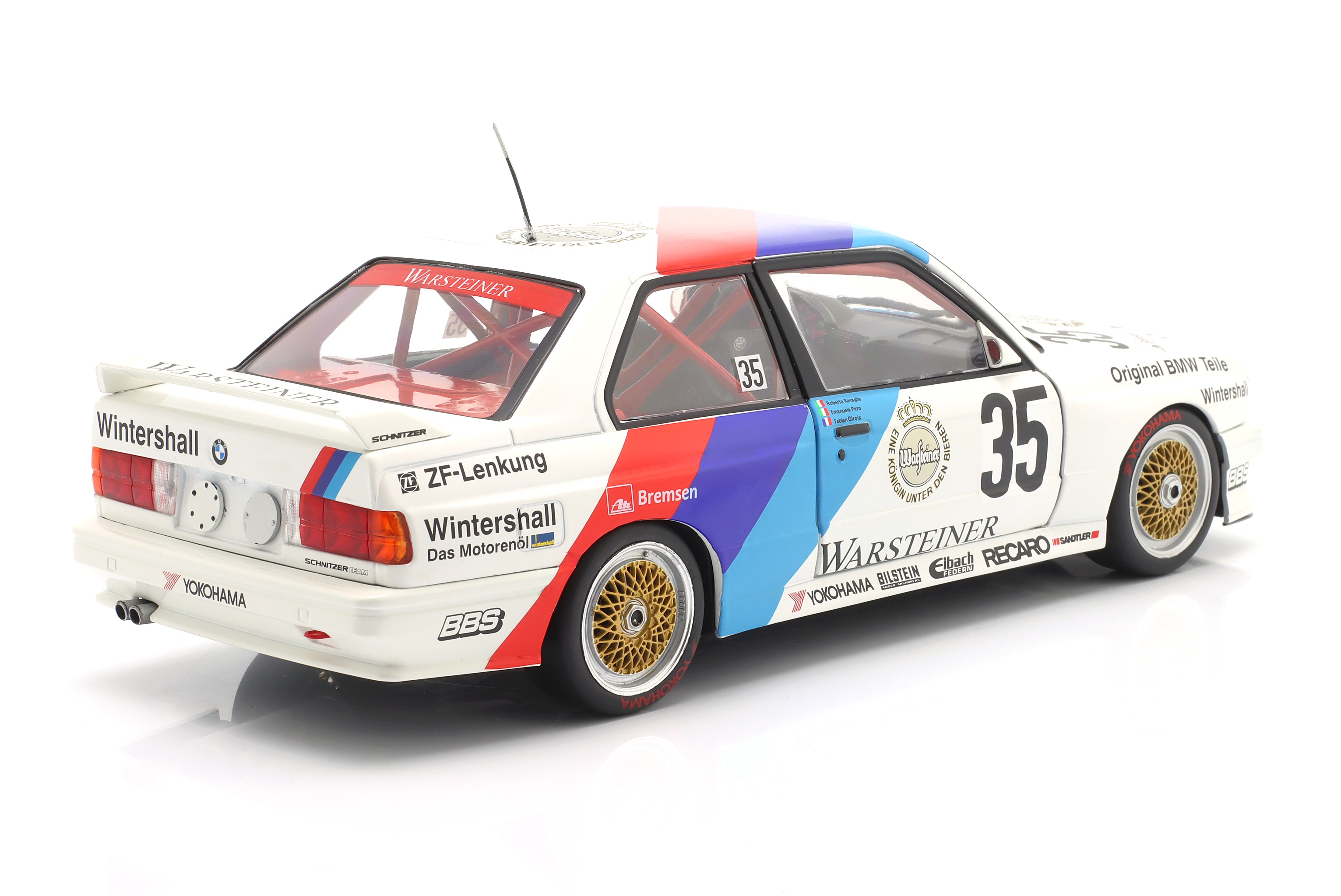 BMW M3 E30 #35 Pirro/Ravaglia/Giroix Winner 24H Nürburgring 1989 + Collectors Box 1:18 Werk83