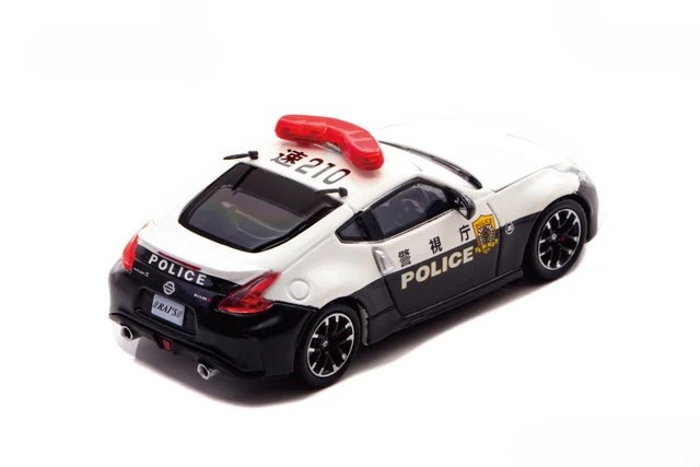 Nissan Fairlady Z Nismo (Z34) High Way Police Car Tokyo MPD (Speed 210) white/black 1:64 Rai's