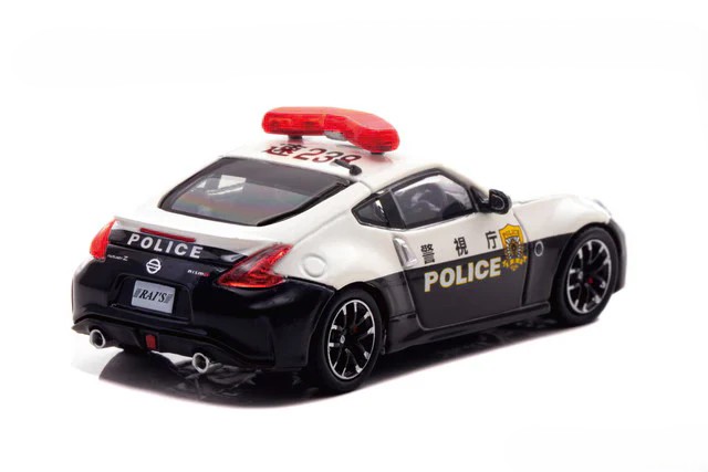 Nissan Fairlady Z Nismo (Z34) High Way Police Car Tokyo MPD (Speed 238) white/black 1:64 Rai's