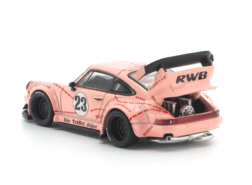 Porsche RWB 930 #23 *Pink Pig* pink 1:64 Pop Race Limited