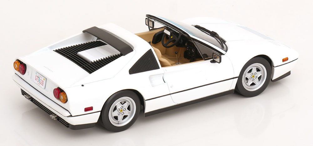 Ferrari 328 GTS 1985 white 1:18 KK Scale