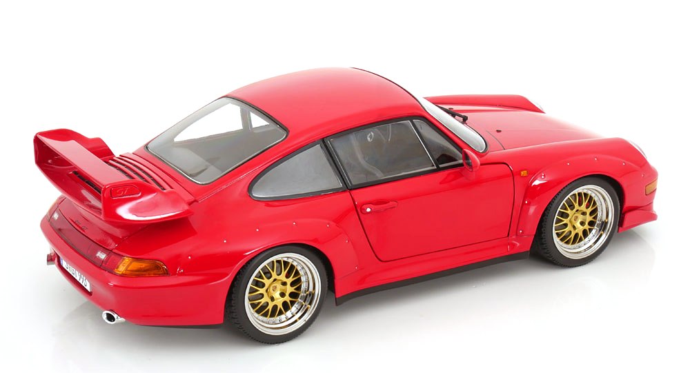 Porsche 911 993 GT2 1996 BBS Rims red 1:12 KK Scale