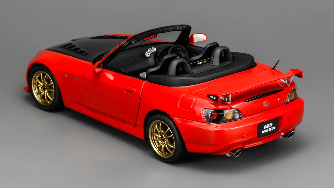 Honda S2000 Spider Hard-Top Mugen 2001 red/carbon 1:18 Motorhelix