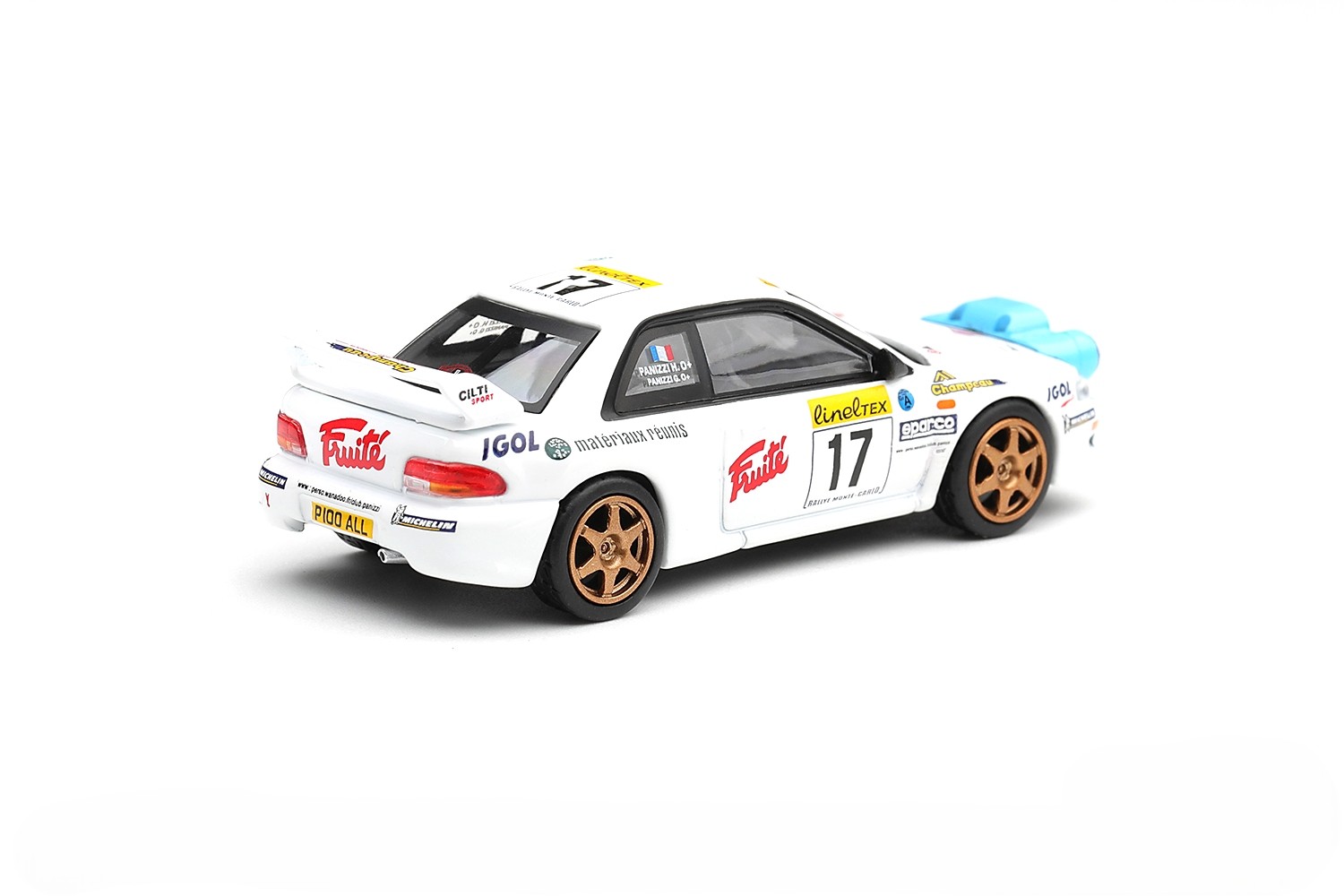 Subaru Impreza WRC98 #17 G.Panizzi/H.Panizzi Rally Monte-Carlo 1999 1:64 Mini GT
