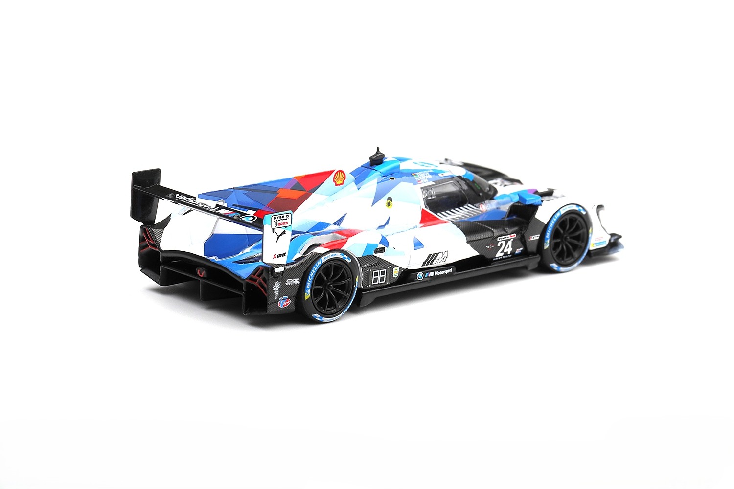 BMW M Hybrid V8 GTP BMW M Team RLL #24 P.Eng/A.Farfus/J.Krohn/D.Vanthoor 24HRS Daytona 2024 1:64 Mini GT