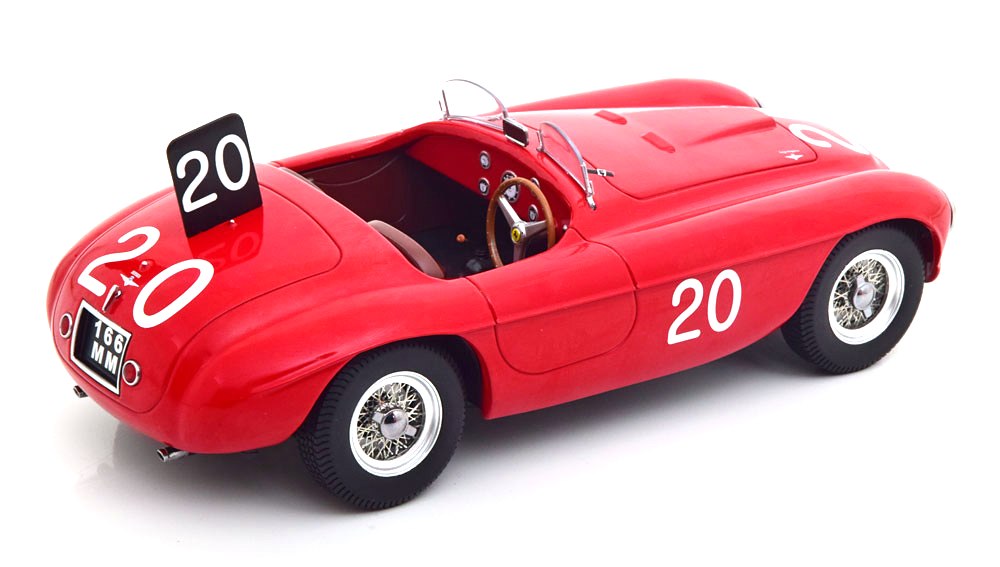 Ferrari 166MM 2.0L V12 #20 Chinetti/Lucas Winner Spa Francorchamps 1949 1:18 KK Scale