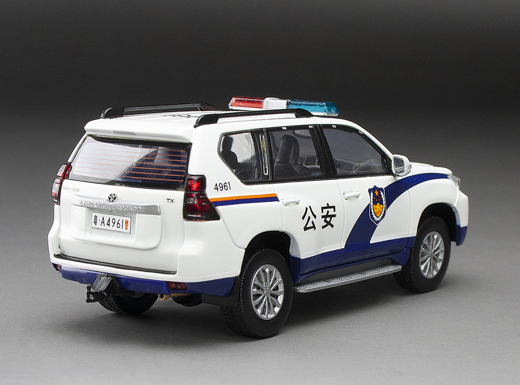 Toyota Land Cruiser Prado RHD Guangzhou Police 2018 1:43 Vitesse