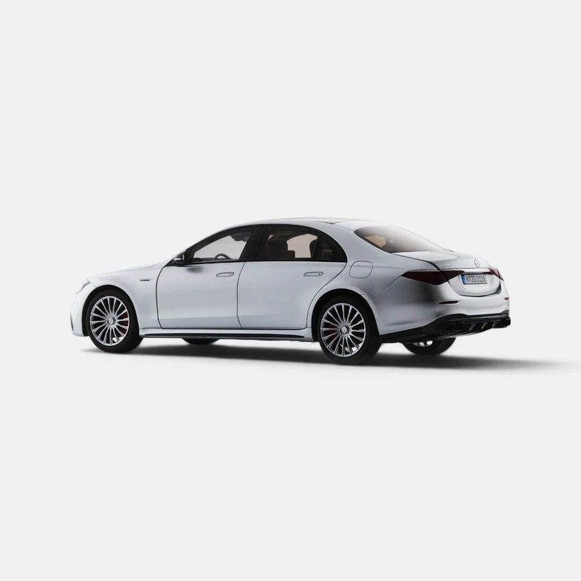 Mercedes-AMG S 63 E Performance hightech silver 1:18 NZG