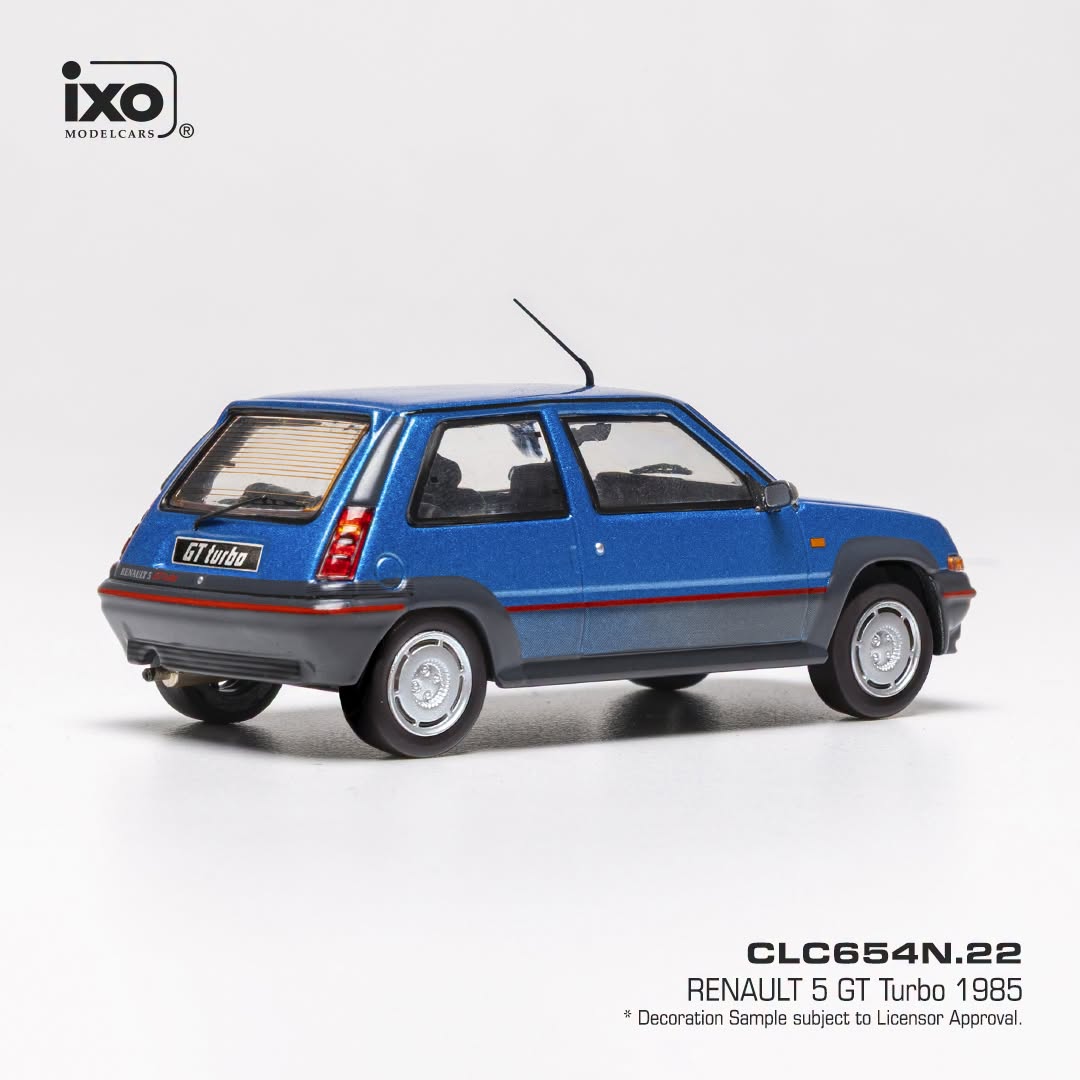 Renault 5 GT Turbo 1985 Blue 1:43 Ixo Models