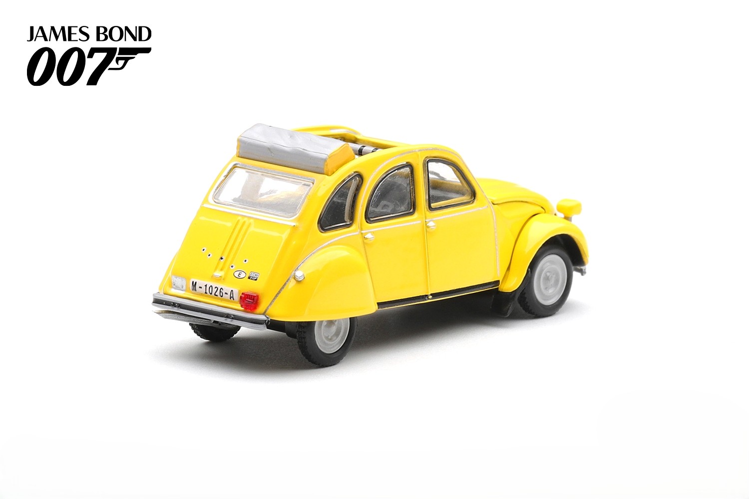Citroen 2CV *For Your Eyes Only* 1981 yellow English Blister Packaging 1:64 Mini GT