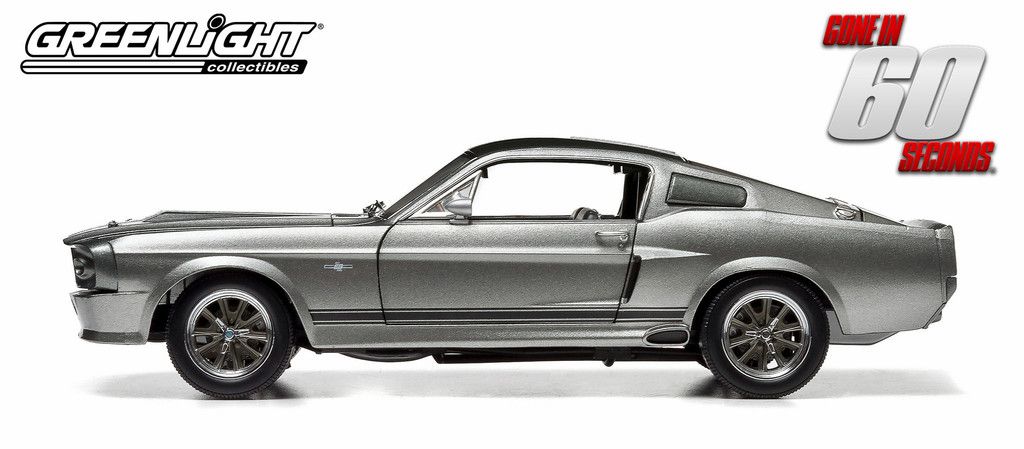 Ford Mustang "Eleanor" Gone in 60 seconds (2000) 1967 grey 1:18 Greenlight