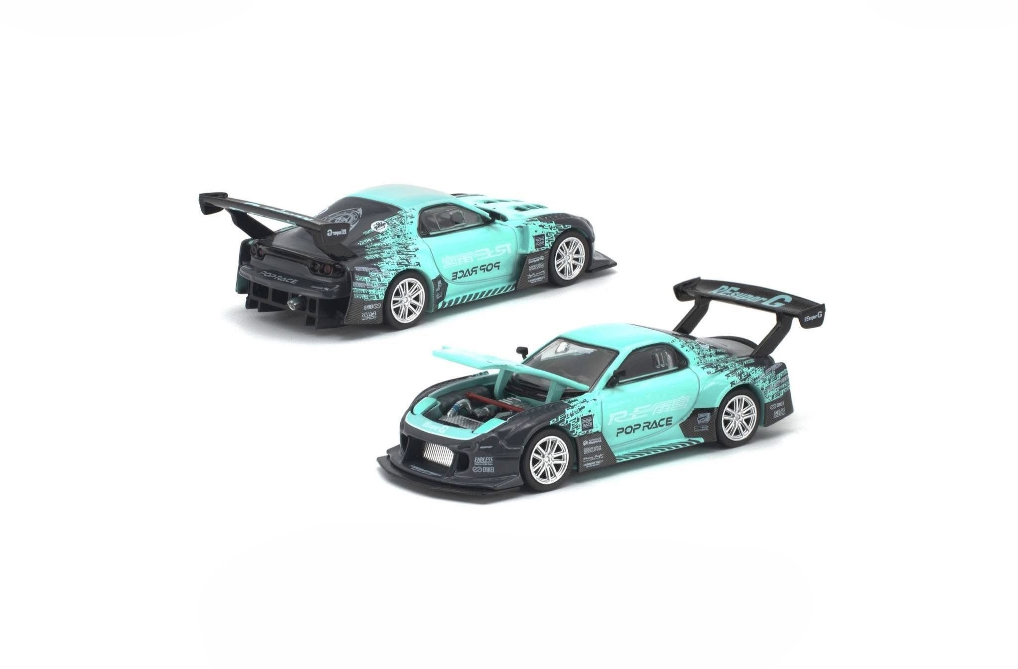 RE Super G Time Attack TAS 2025 blue/black 1:64 Pop Race Limited