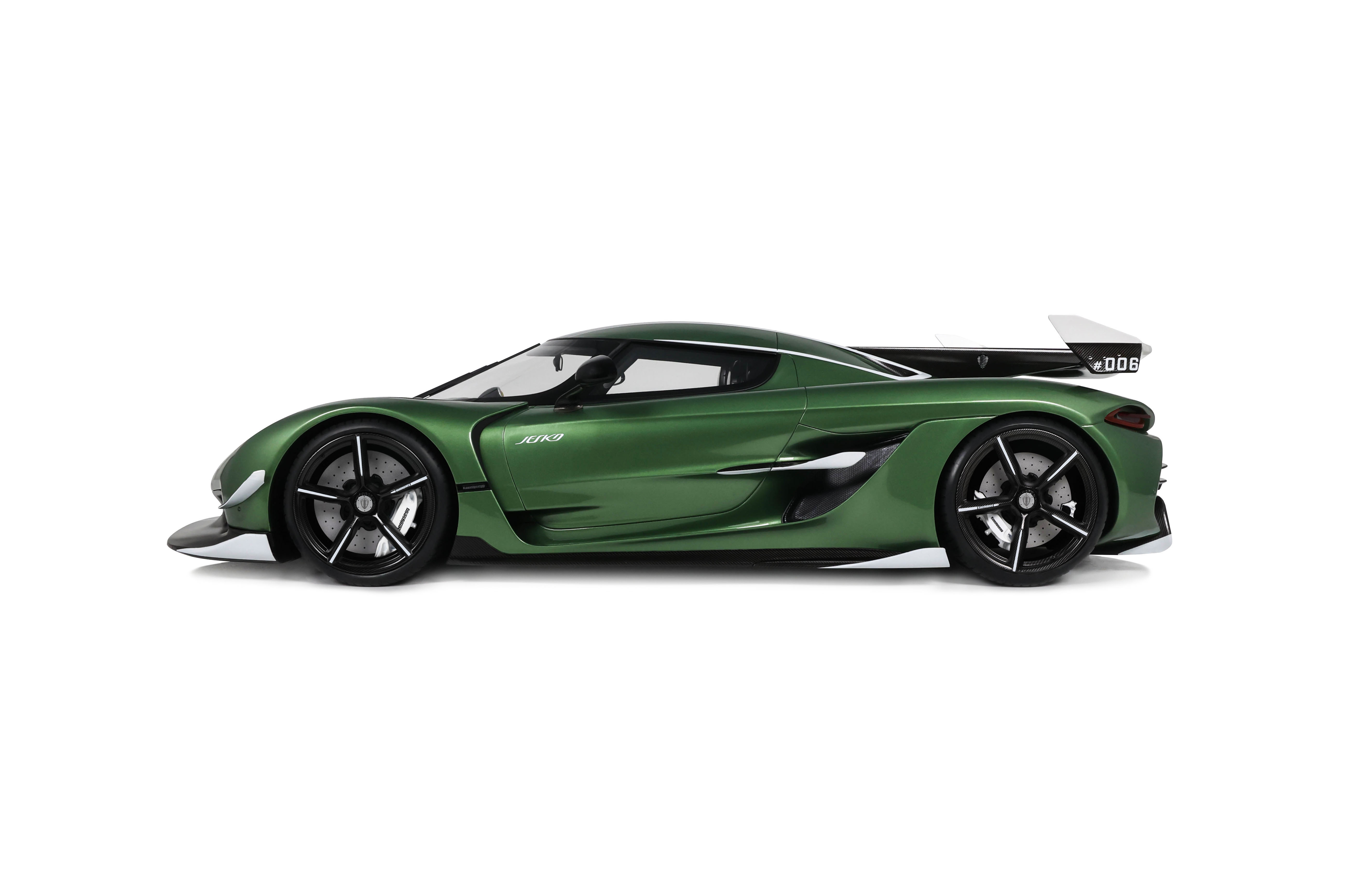 Koenigsegg Jesko 2024 Pearl green 1:8 GT Spirit