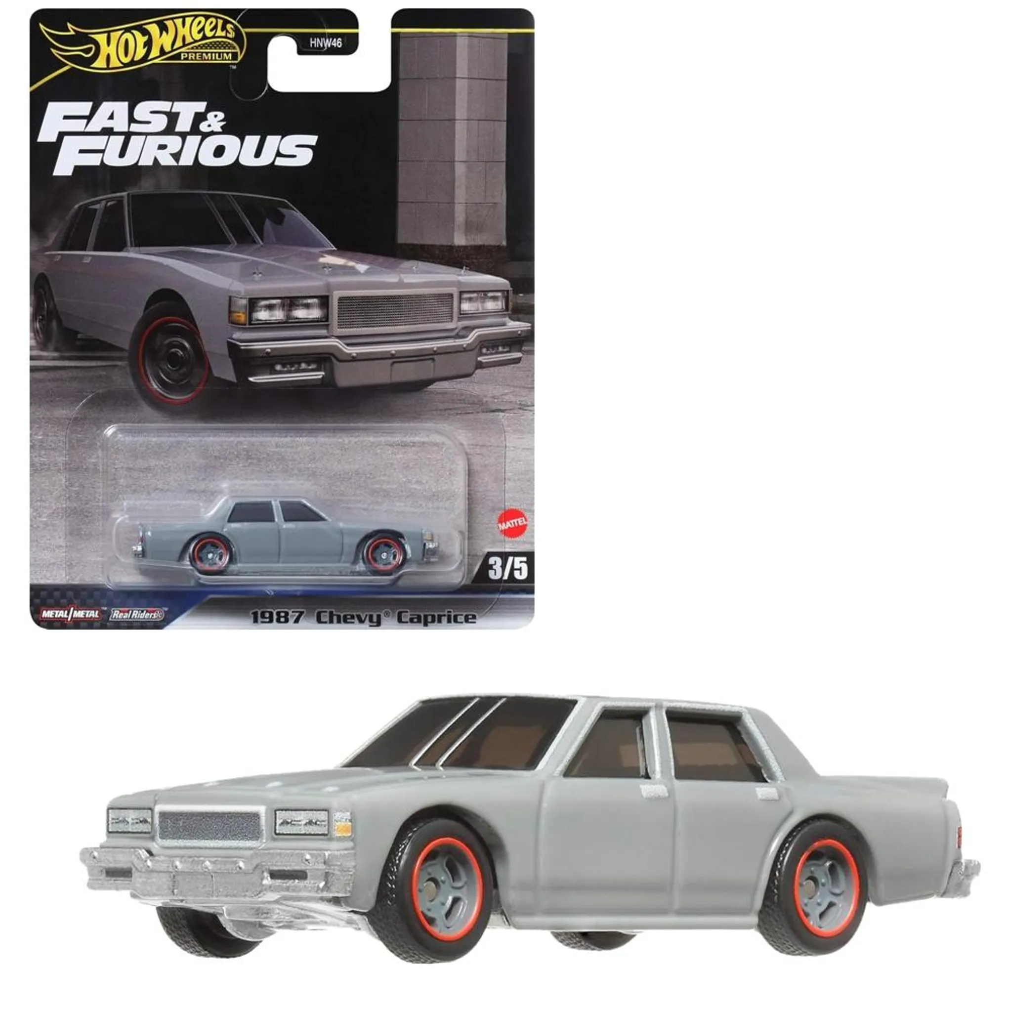 Chevrolet Caprice 1987 matt grey *Fast & Furious* 1:64 HotWheels
