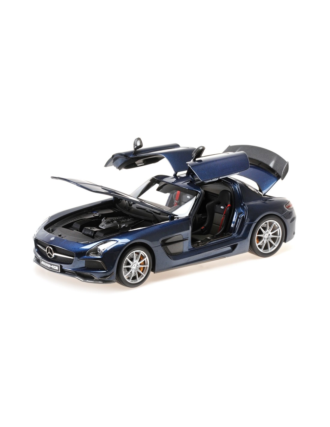 Mercedes-Benz SLS AMG Black Series 2013 AMG Daytona blue metallic 1:18 Minichamps