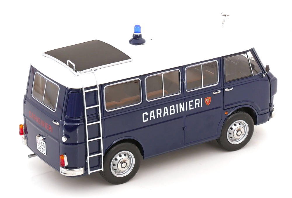 Alfa Romeo F-12 Minibus 1-Series Carabinieri Police 1969 1:18 Mitica