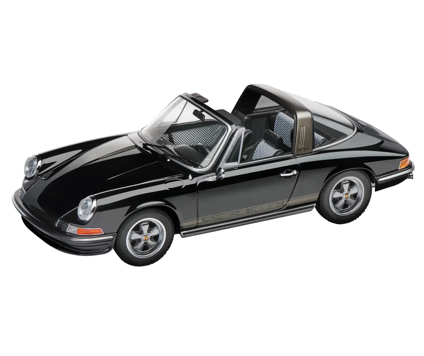 Porsche 911 S 2.4 Targa 1972 50 Years of Porsche Design black 1:18 Spark