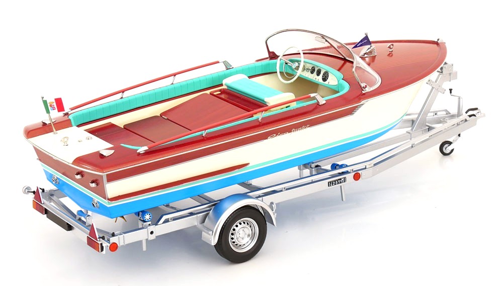 Riva Junior 1966 Motorboat ivory/sea blue 1:18 Mitica