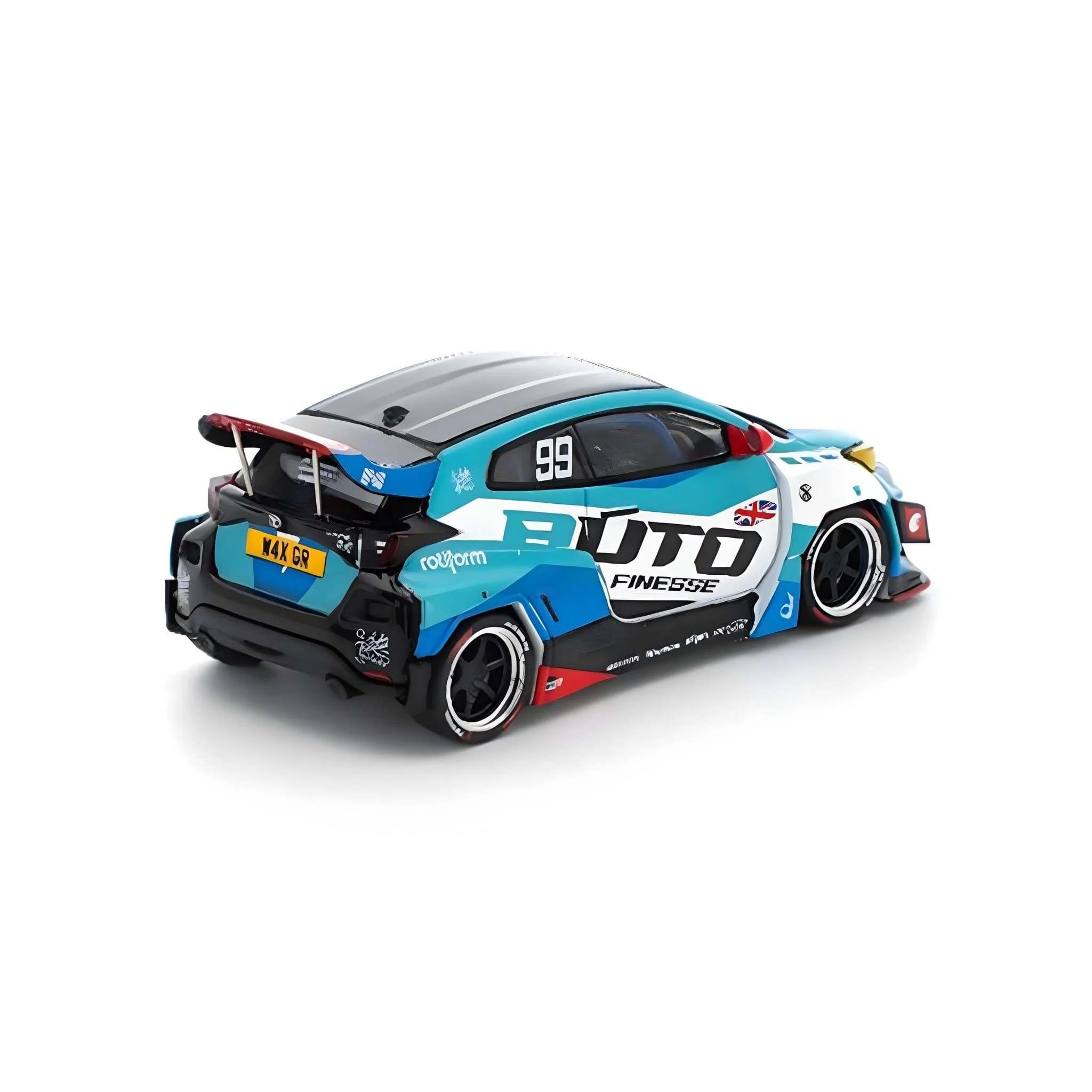 Pandem GR Yaris *Auto Finesse* blue 1:64 Pop Race