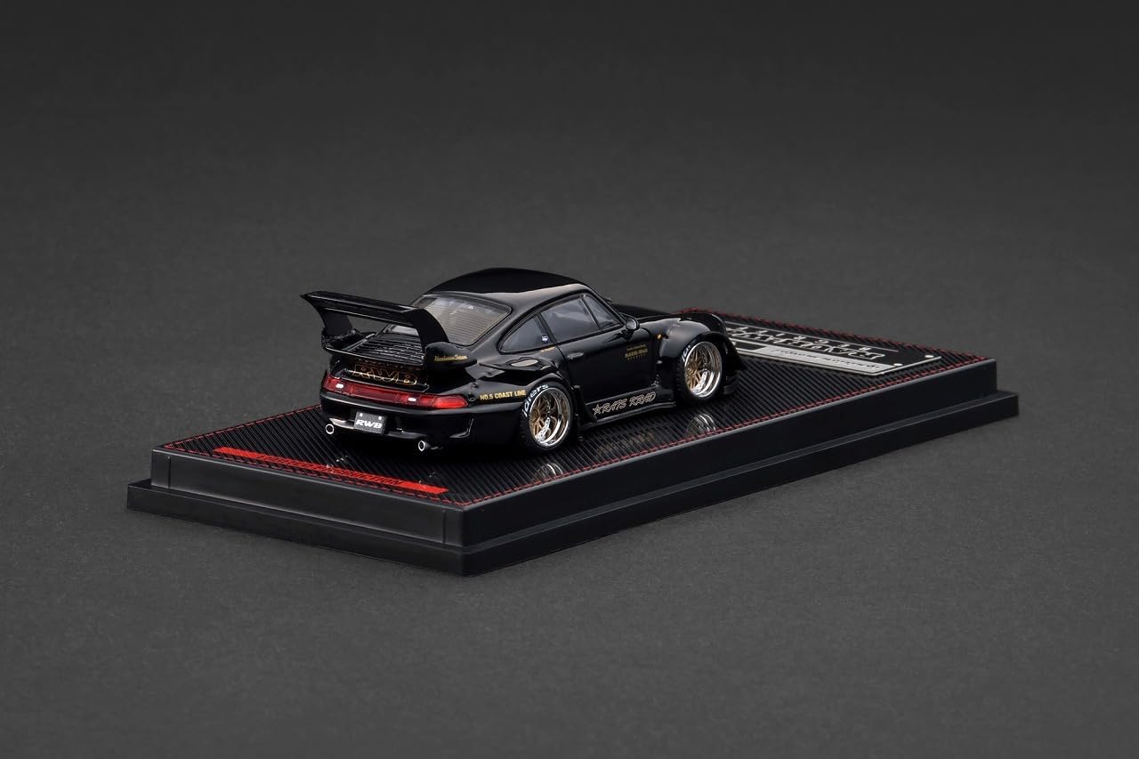Porsche RWB 993 black 1:64 Ignition Model