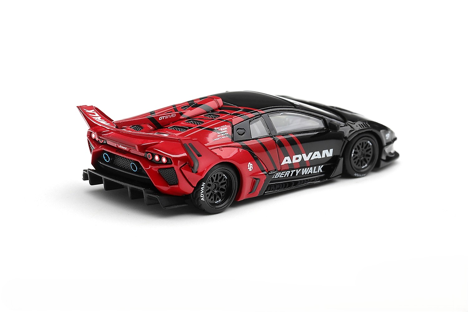 Lamborghini Murcielago LB-Super Silhouette GT EVO Advan 2026 black/red 1:64 Mini GT
