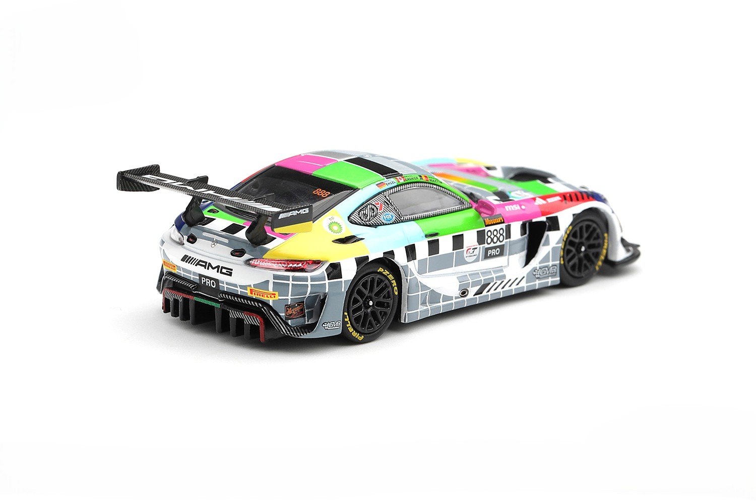 Mercedes-AMG GT3 EVO Mercedes-AMG Team GMR #888 M.Engel/M.Grenier/M.Martin 12 Hour Bathurst 2025 1:64 Mini GT