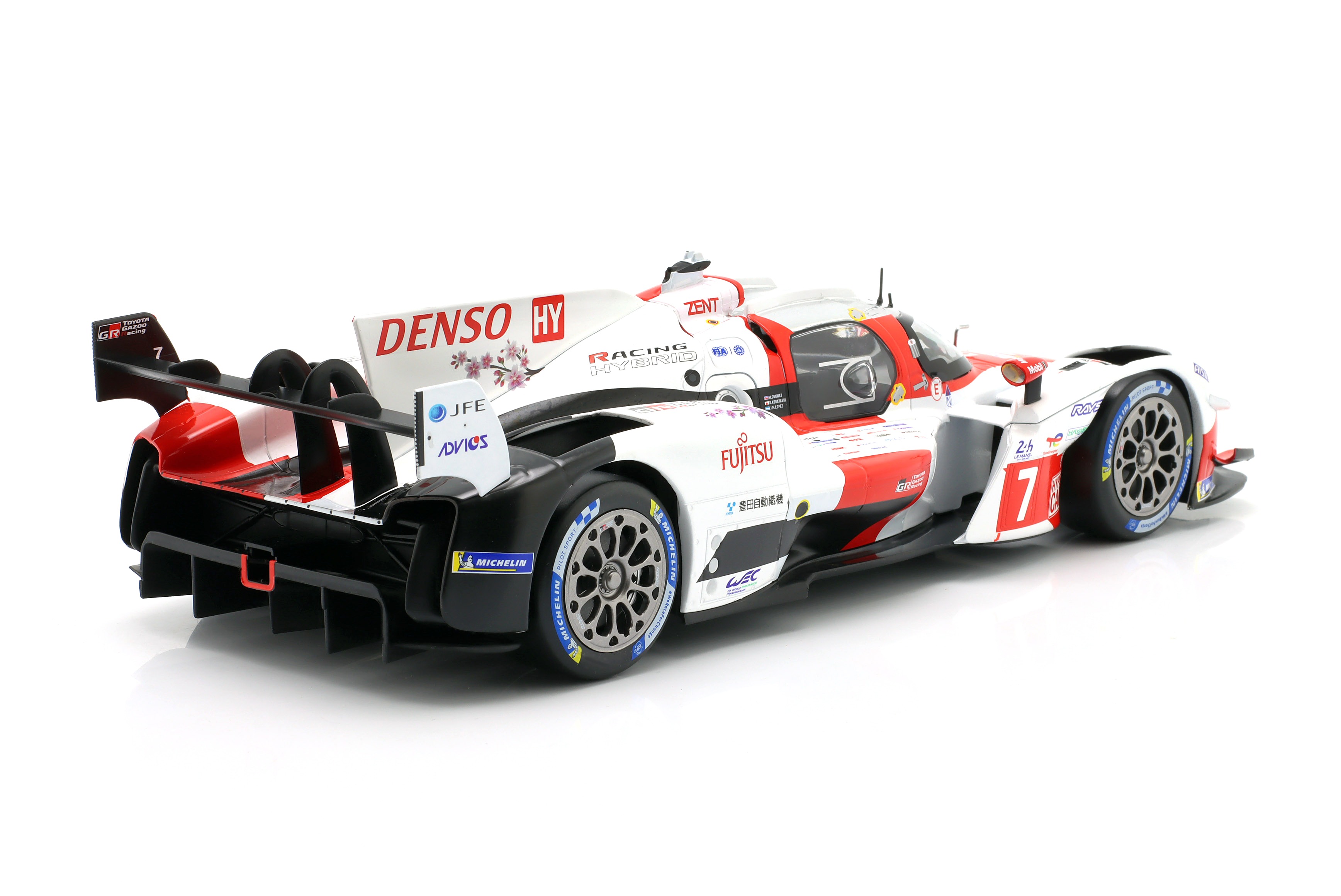 Toyota GR010 Hybrid #7 Conway/Kobayashi/Lopez 24H Le Mans 2023 1:18 Ixo Models