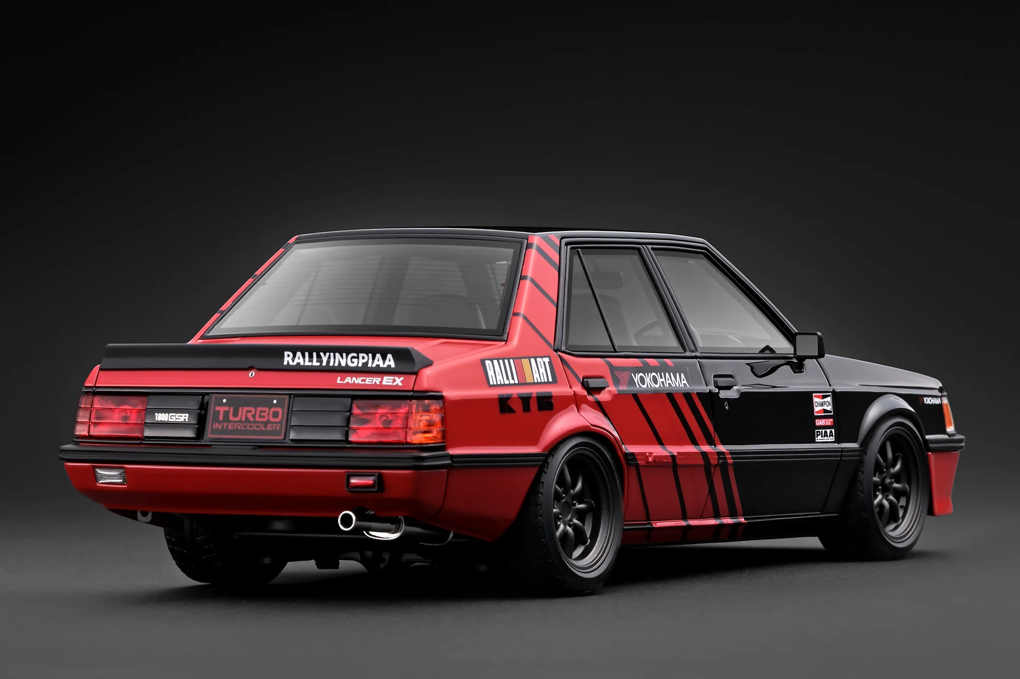 Mitsubishi Lancer EX GSR Turbo A175A black 1:18 Ignition Model